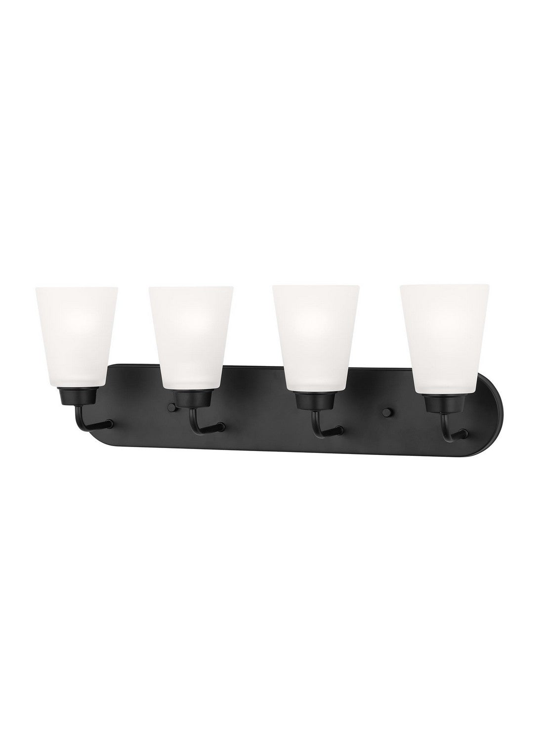 Generation Lighting. - 4415204EN3-112 - Four Light Wall / Bath - Kerrville - Midnight Black