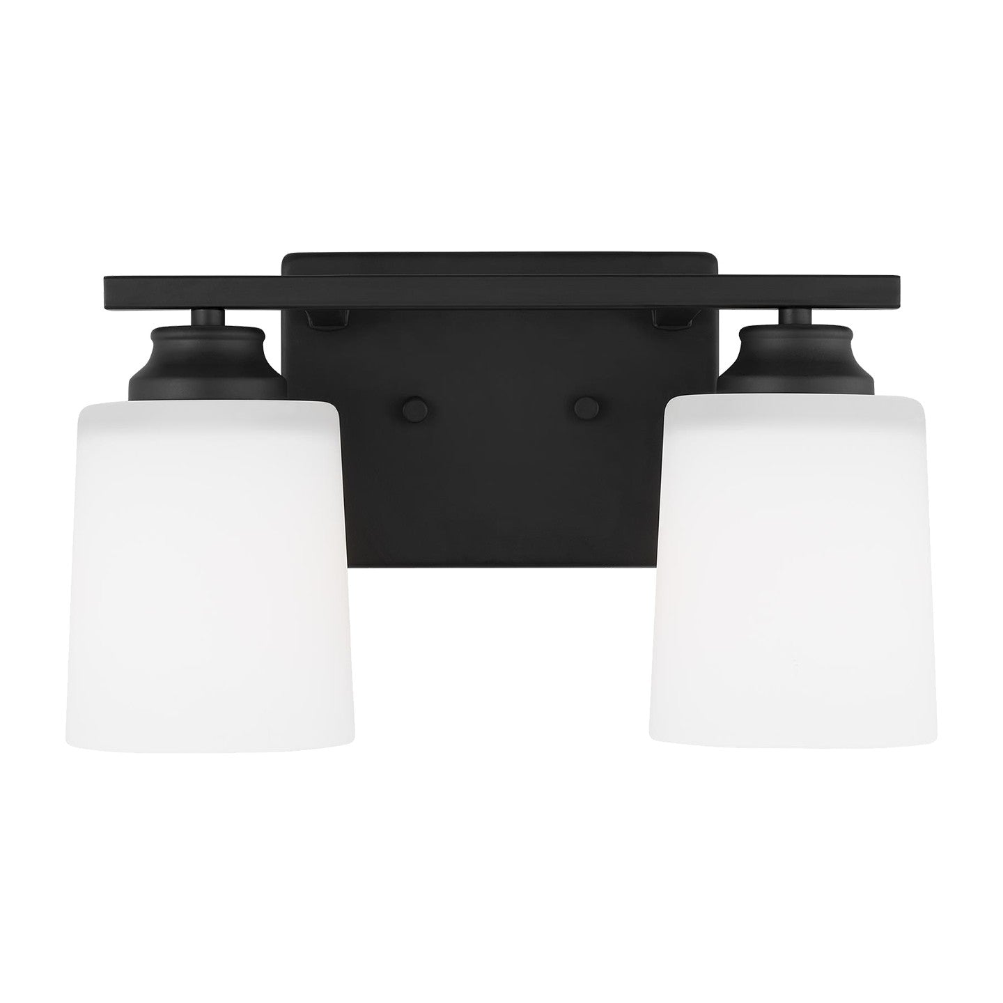 Generation Lighting. - 4420902-112 - Two Light Wall / Bath Sconce - Vinton - Midnight Black