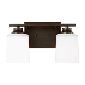 Generation Lighting. - 4420902-710 - Two Light Wall / Bath Sconce - Vinton - Bronze