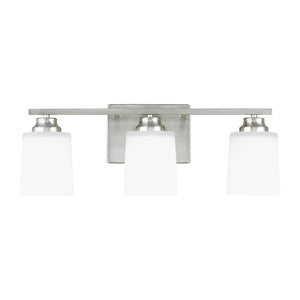 Generation Lighting. - 4420903-962 - Three Light Wall / Bath - Vinton - Brushed Nickel