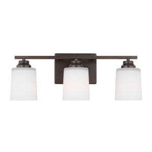 Generation Lighting. - 4420903EN3-710 - Three Light Wall / Bath - Vinton - Bronze