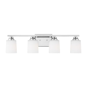 Generation Lighting. - 4420904-05 - Four Light Wall / Bath Sconce - Vinton - Chrome