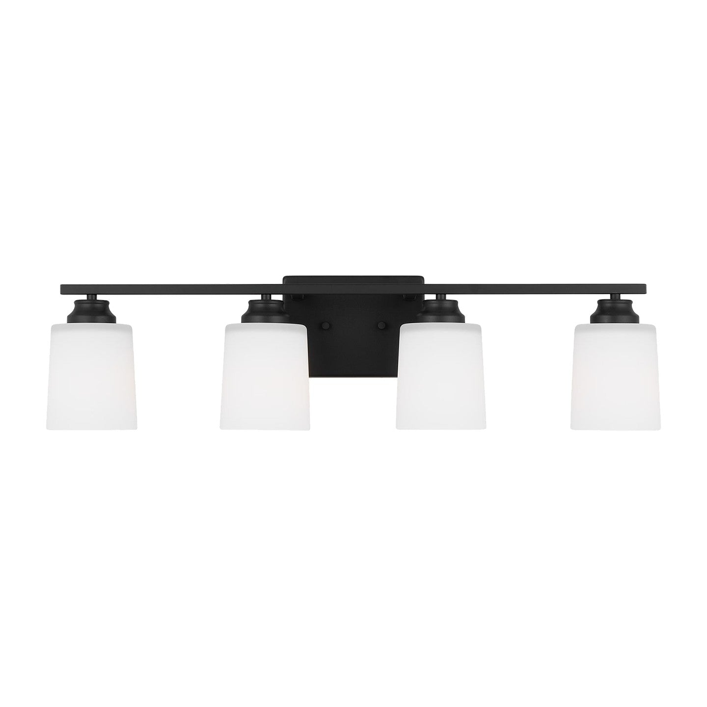 Generation Lighting. - 4420904-112 - Four Light Wall / Bath Sconce - Vinton - Midnight Black