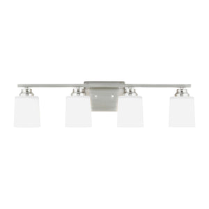 Generation Lighting. - 4420904-962 - Four Light Wall / Bath Sconce - Vinton - Brushed Nickel