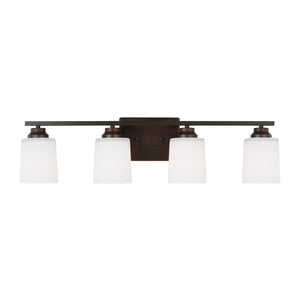 Generation Lighting. - 4420904EN3-710 - Four Light Wall / Bath Sconce - Vinton - Bronze