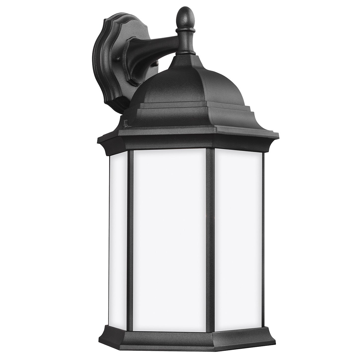 Generation Lighting. - 8438751EN3-12 - One Light Outdoor Wall Lantern - Sevier - Black