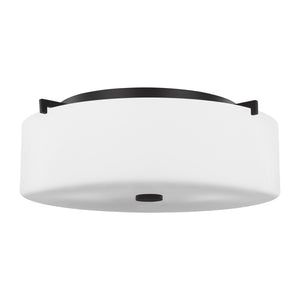 Generation Lighting. - FM312EN3/ORB - Three Light Flush Mount - Sunset Drive - Oil Rubbed Bronze