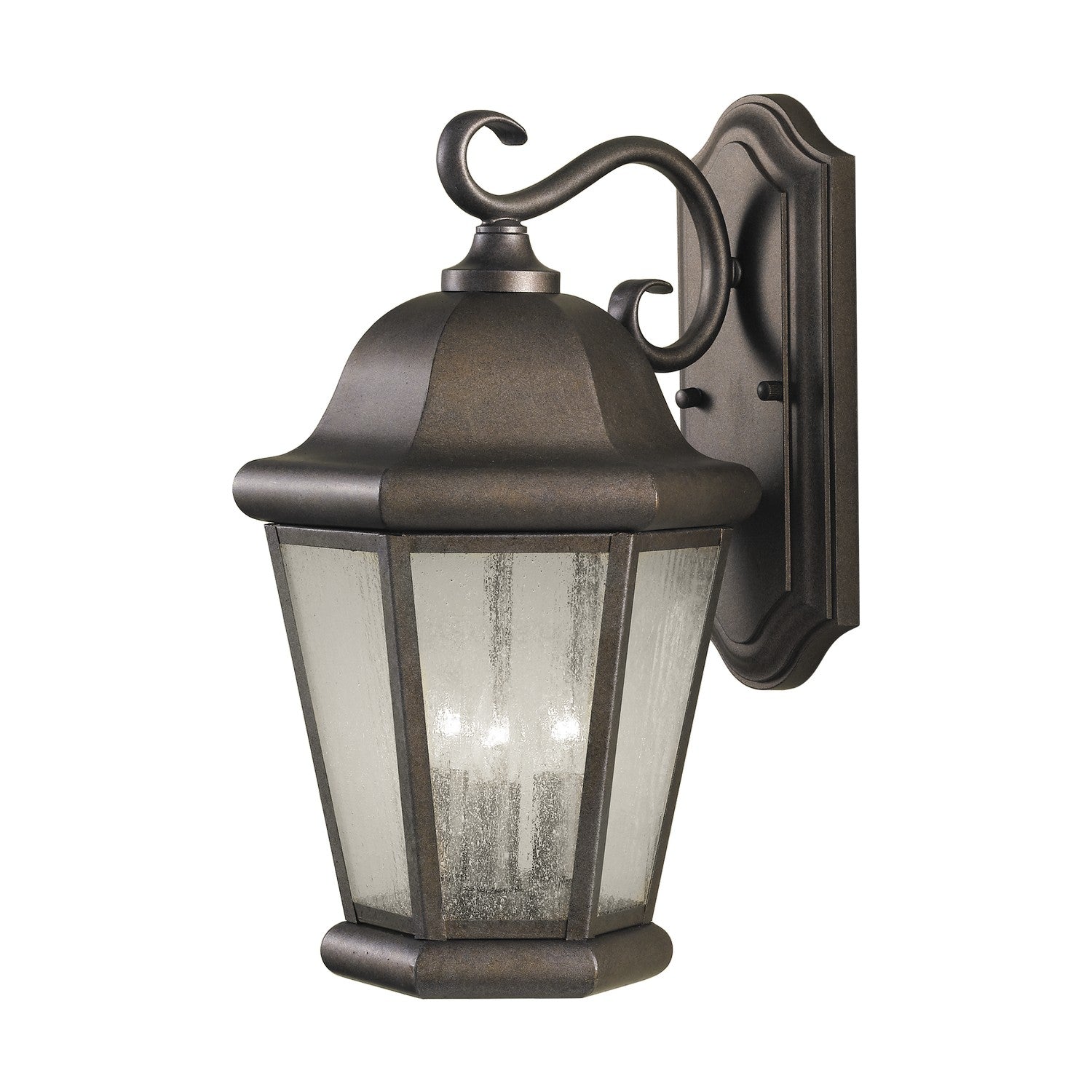 Generation Lighting. - OL5902EN/CB - Three Light Outdoor Wall Lantern - Martinsville - Corinthian Bronze