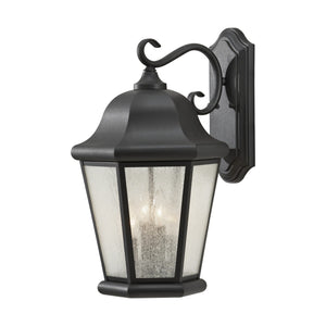 Generation Lighting. - OL5904EN/BK - Four Light Outdoor Wall Lantern - Martinsville - Black