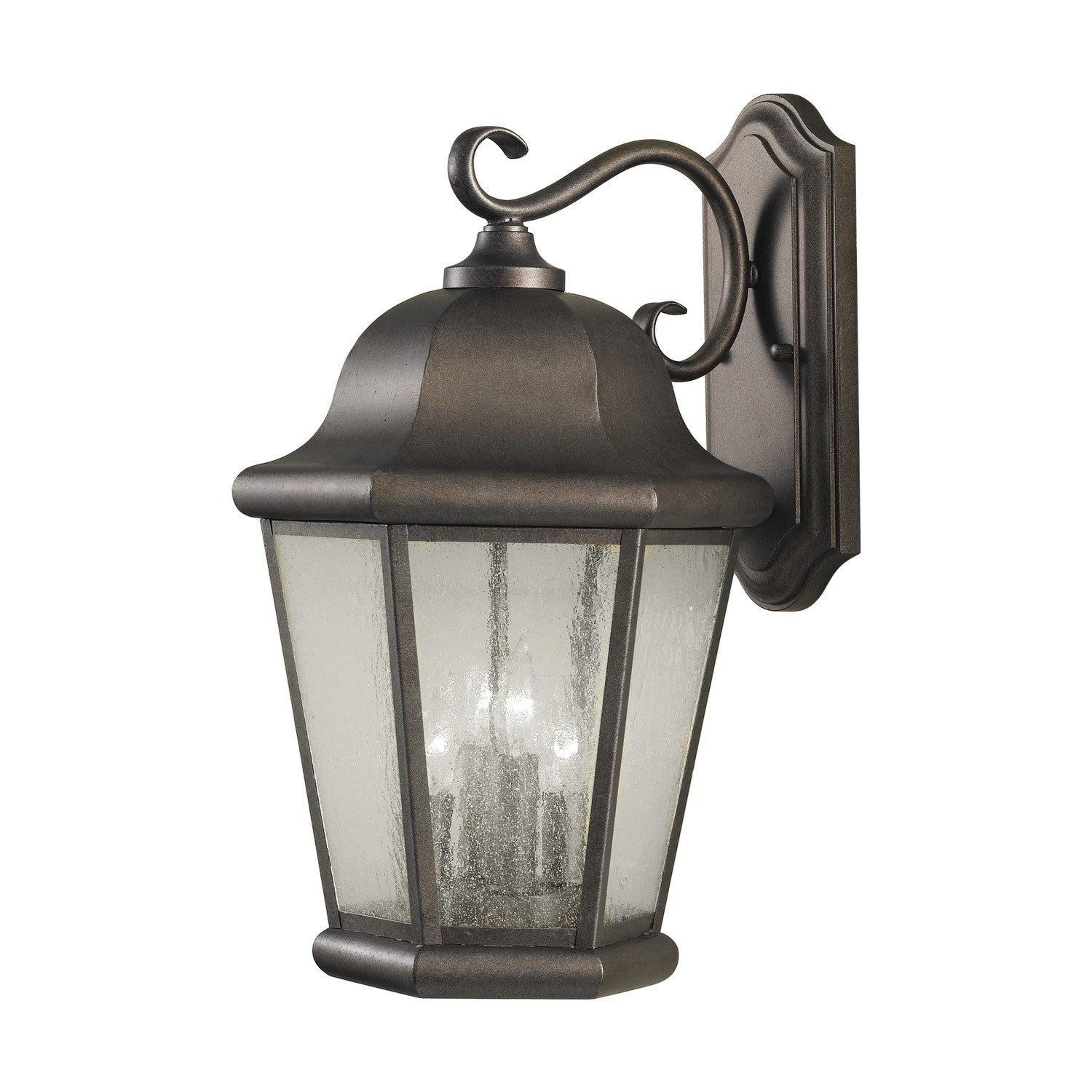 Generation Lighting. - OL5904EN/CB - Four Light Outdoor Wall Lantern - Martinsville - Corinthian Bronze