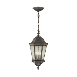 Generation Lighting. - OL5911EN/CB - Three Light Outdoor Pendant - Martinsville - Corinthian Bronze