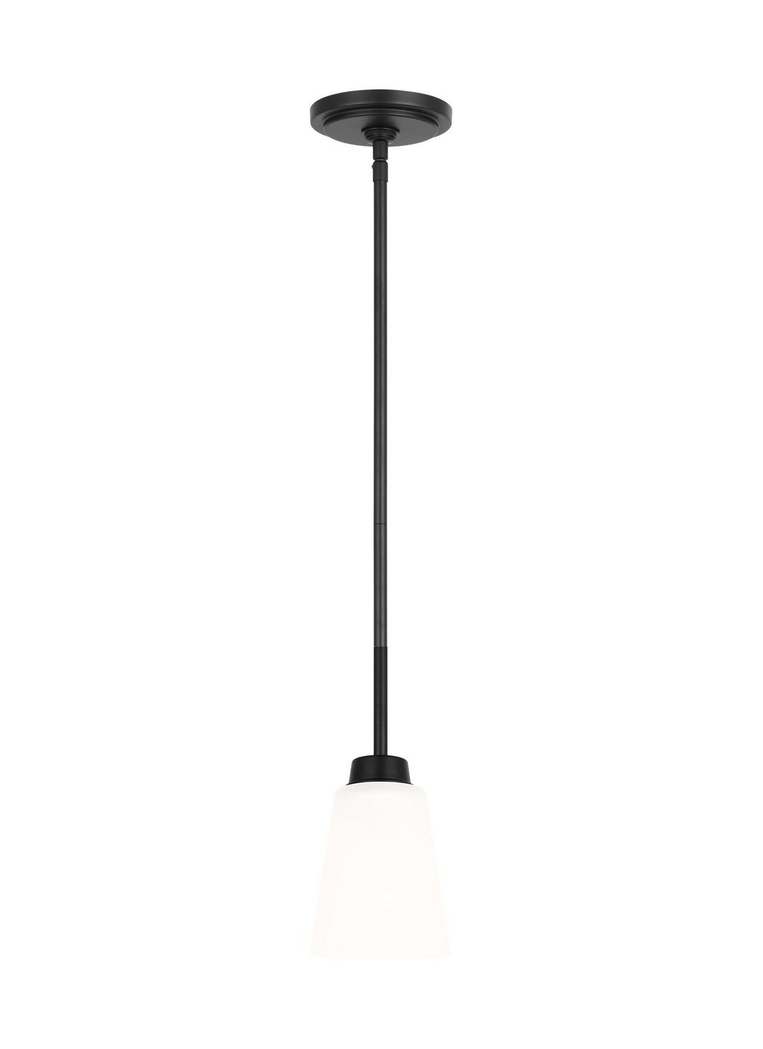 Generation Lighting. - 6115201EN3-112 - One Light Mini Pendant - Kerrville - Midnight Black