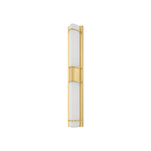 Hudson Valley - 1127-AGB - Two Light Wall Sconce - Tottenville - Aged Brass