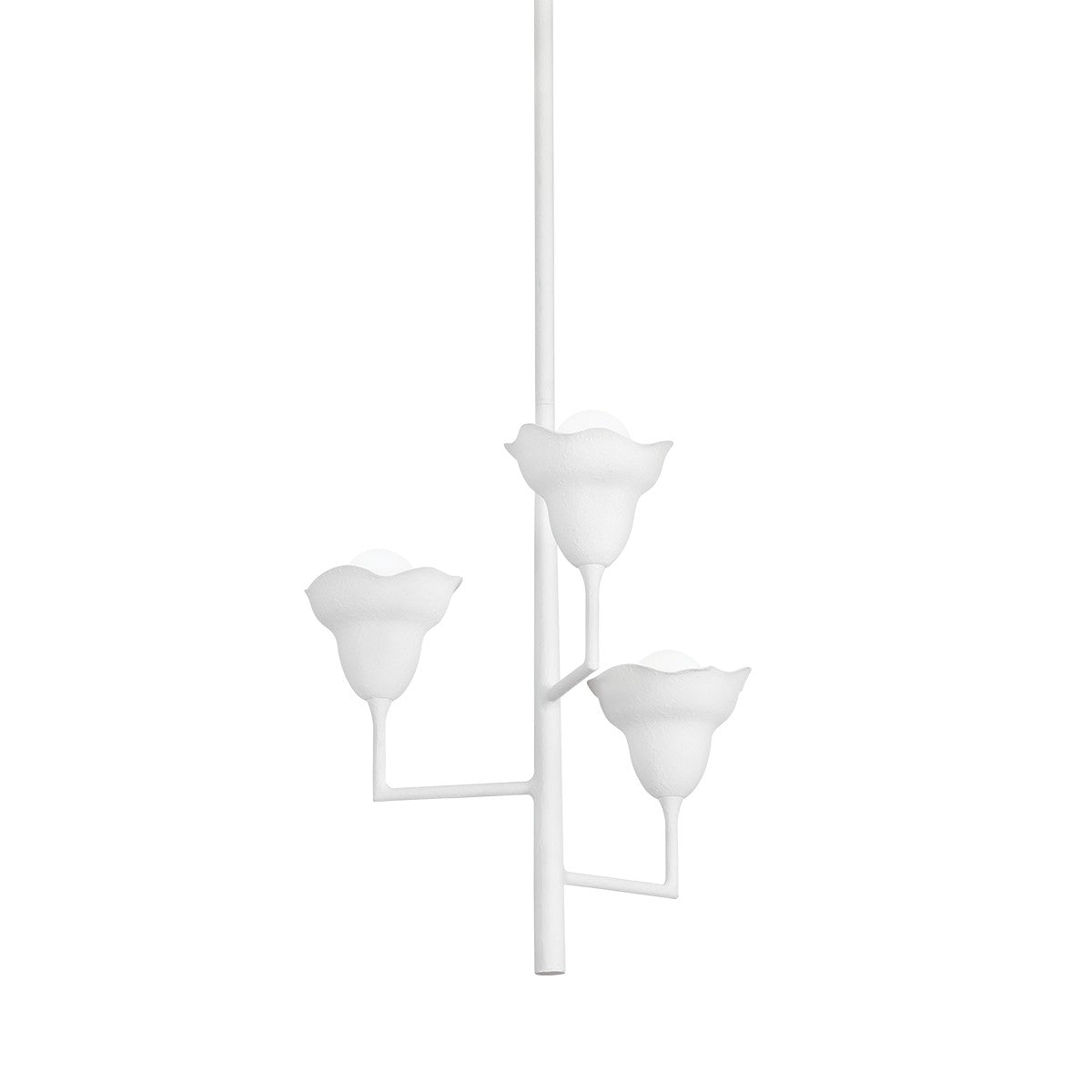 Hudson Valley - 1283-WP - Three Light Chandelier - Alora - White Plaster