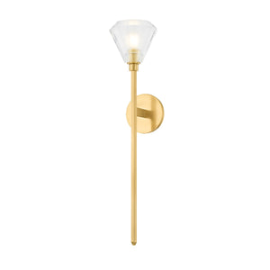 Hudson Valley - 1425-AGB - One Light Wall Sconce - Maspeth - Aged Brass