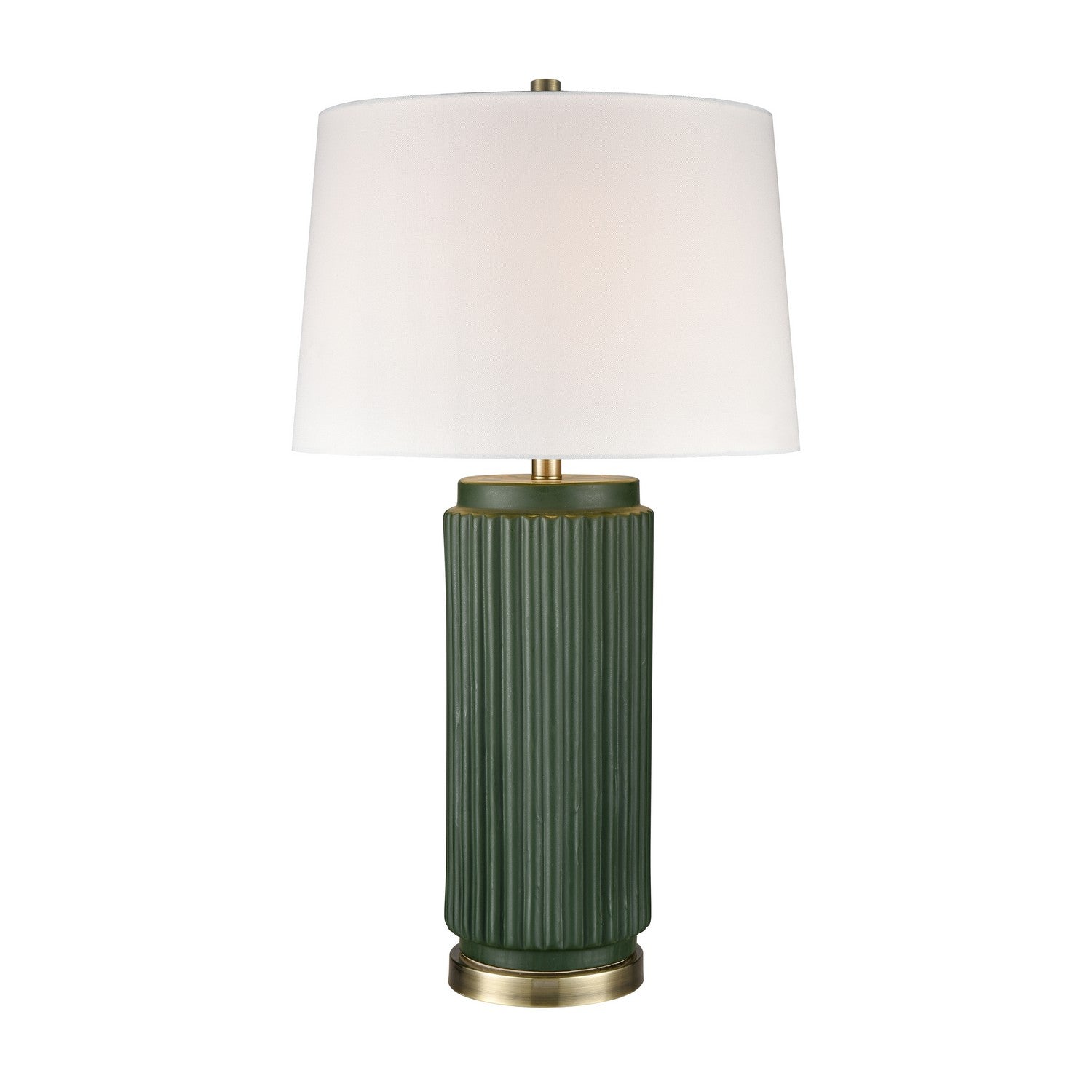 ELK Home - S0019-10295 - One Light Table Lamp - Knox - Dark Green Glazed