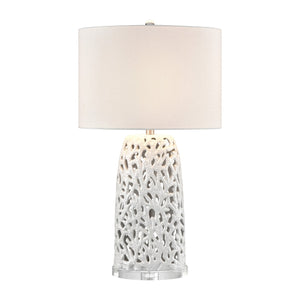 ELK Home - S0019-10308 - One Light Table Lamp - Bowen - Pearlescent White Glazed