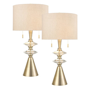 ELK Home - S0019-8042/S2 - Table Lamp - Set of 2 - Annetta - Antique Brass