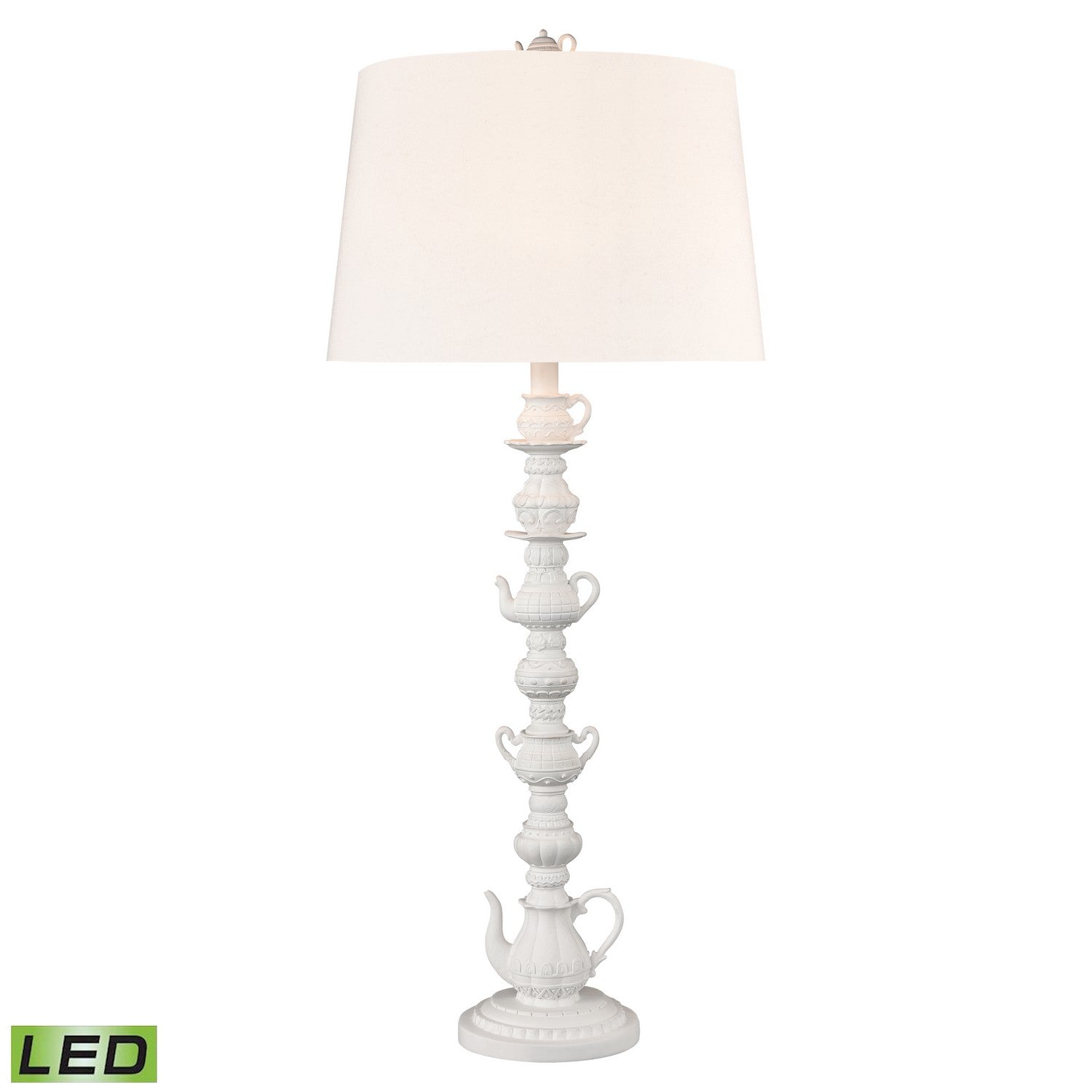 ELK Home - S0019-8582-LED - LED Table Lamp - Rosetta Cottage - Matte White