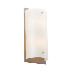 Hammerton Studio - CSB0044-26-NB-FG-E2 - Four Light Wall Sconce - Textured Glass - Novel Brass