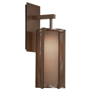 Hammerton Studio - IDB0019-11-FB-F-L1 - LED Wall Sconce - Uptown Mesh - Flat Bronze