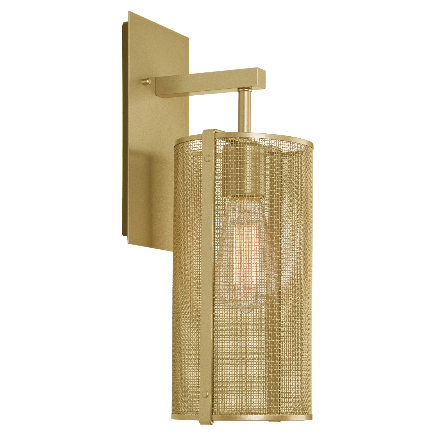 Hammerton Studio - IDB0019-11-GB-0-E2 - Wall Sconce - Uptown Mesh - Gilded Brass