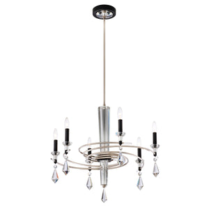 Schonbek - S5606-710/18R - Six Light Chandelier - Tempest - Soft Silver