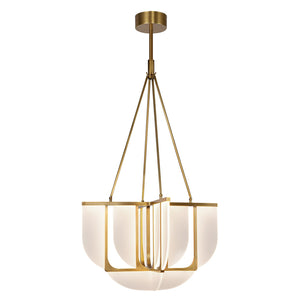 Alora - CH336830VB-UNV - LED Chandelier - Anders - Vintage Brass