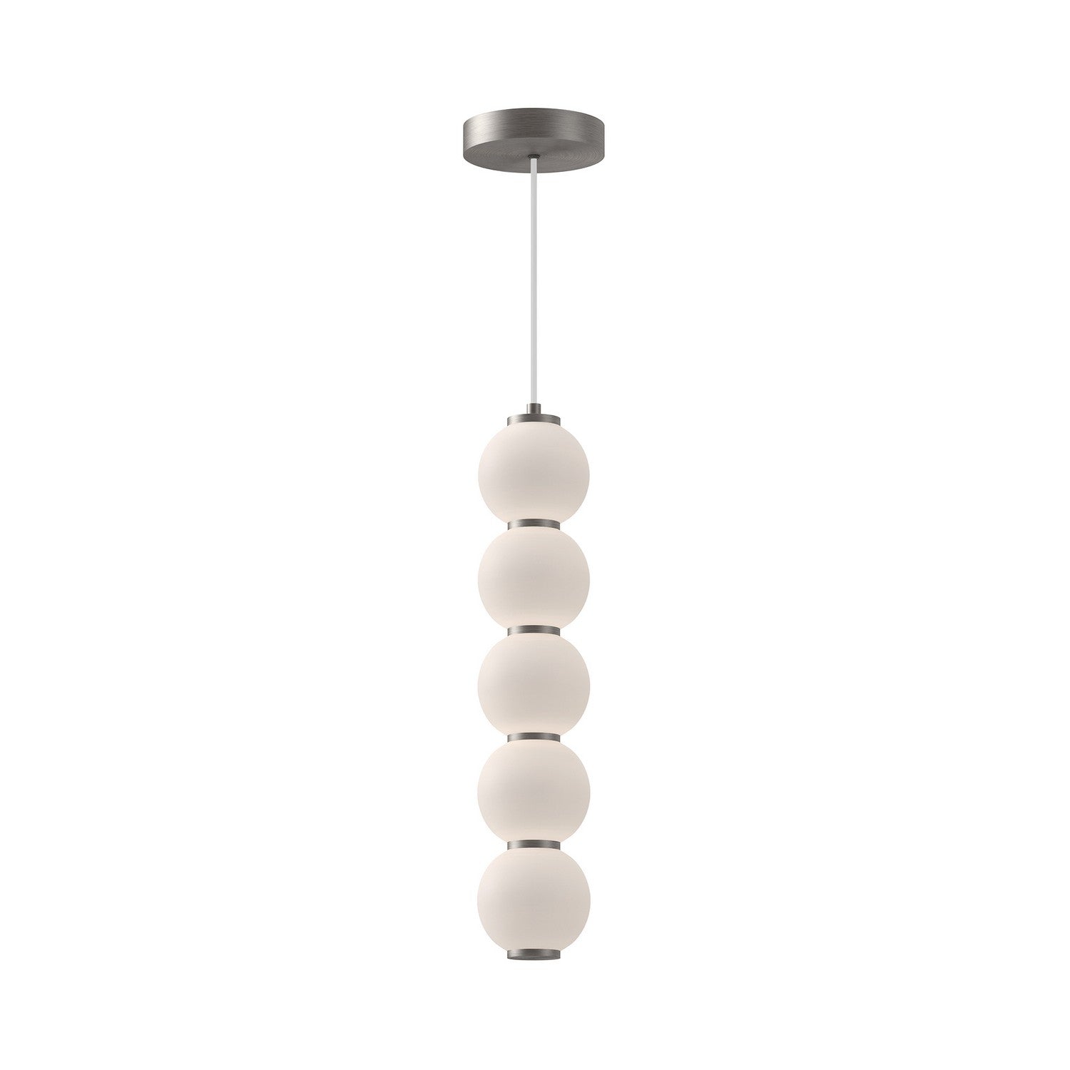 Alora - PD531515BNOP-UNV - LED Pendant - Bijou - Brushed Nickel/Opal Matte Glass