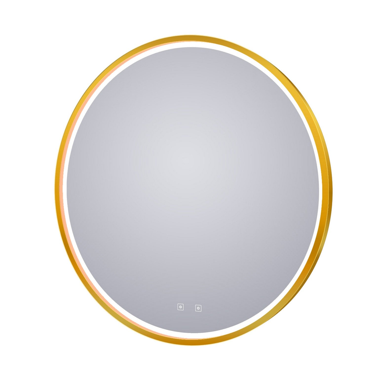 Electric Mirror - BRI-36-BR02 - LED Lighted Mirror - Brilliance - Brushed Brass