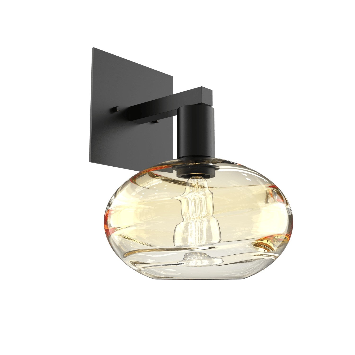 Hammerton Studio - IDB0036-11-MB-OA-E2 - Wall Sconce - Coppa - Matte Black