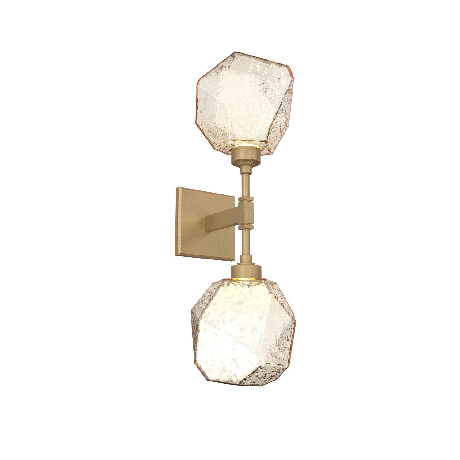 Hammerton Studio - IDB0039-02-GB-A-L3 - LED Wall Sconce - Gem - Gilded Brass