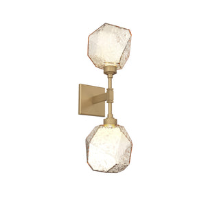 Hammerton Studio - IDB0039-02-GB-A-L3 - LED Wall Sconce - Gem - Gilded Brass