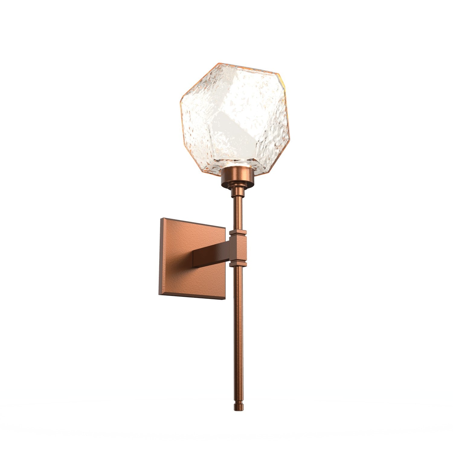 Hammerton Studio - IDB0039-08-BB-A-L3 - LED Wall Sconce - Gem - Burnished Bronze