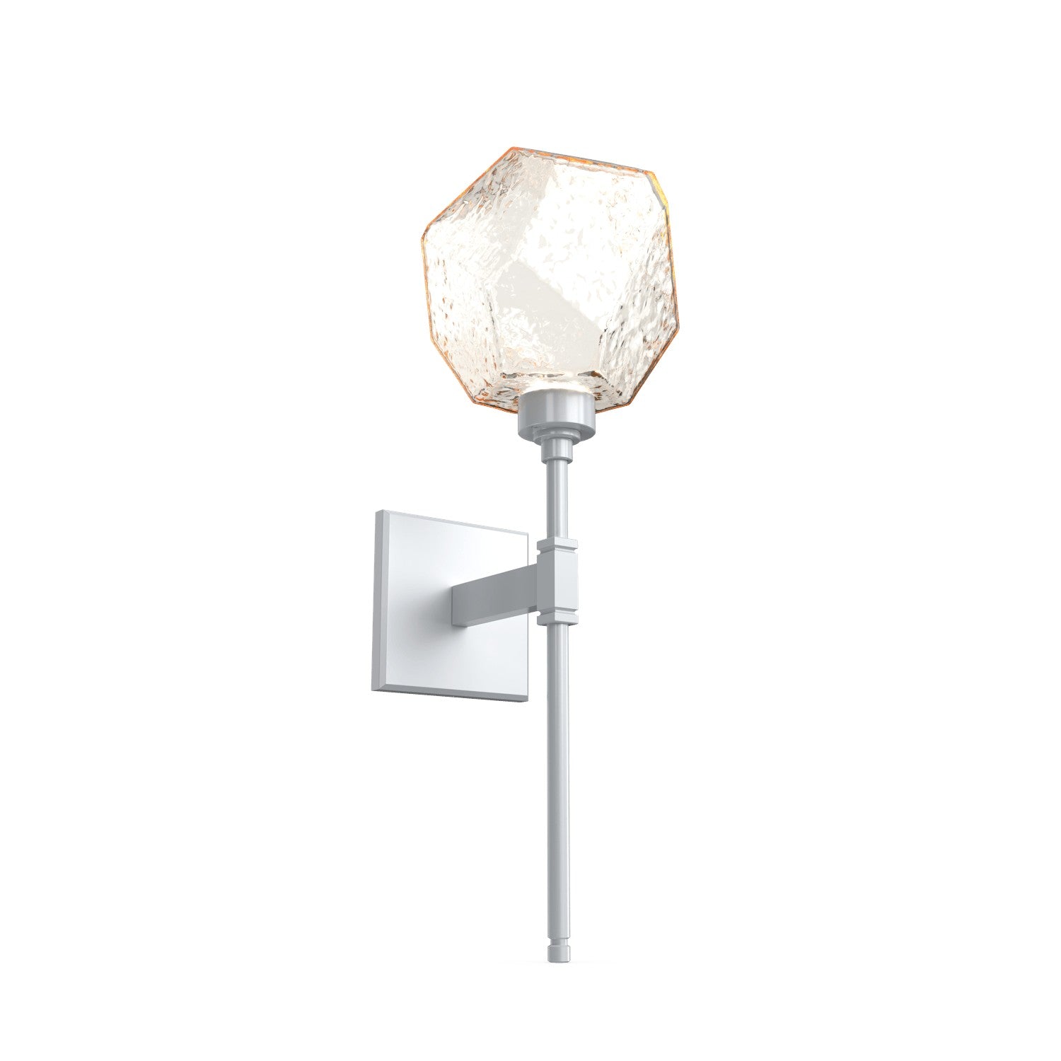Hammerton Studio - IDB0039-08-CS-A-L3 - LED Wall Sconce - Gem - Classic Silver