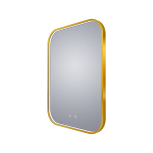 Electric Mirror - EMN-2436-BR02 - LED Lighted Mirror - Eminence - Brushed Brass