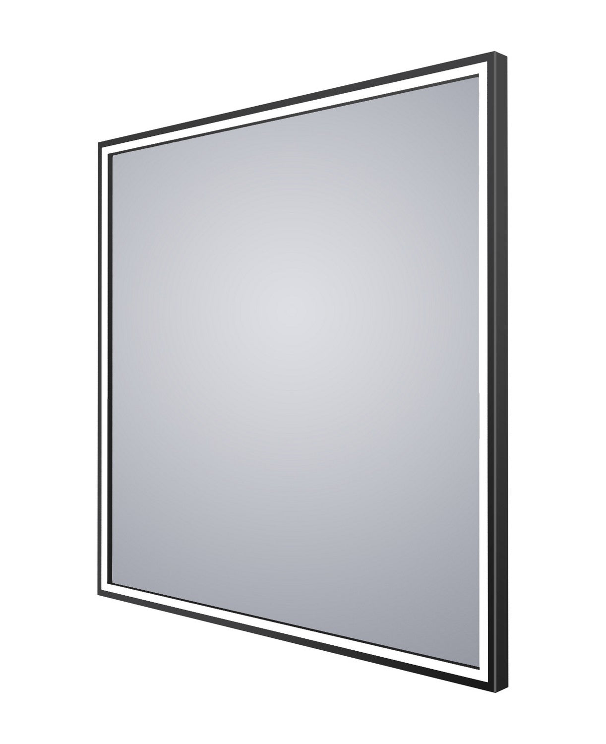 Electric Mirror - RAD3-3636-BK05 - LED Lighted Mirror - Radiance - Matte Black