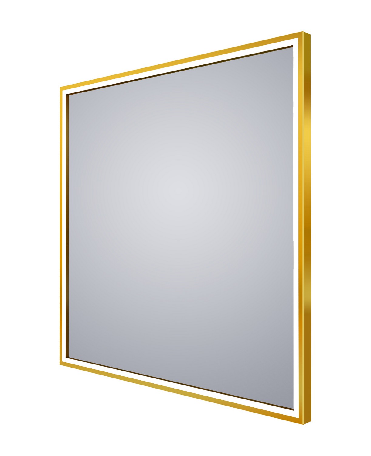 Electric Mirror - RAD3-3636-BR02 - Lighted Mirror - Radiance - Brushed Brass