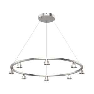 Kuzco Lighting - CH19933-BN-UNV - LED Chandelier - Dune - Brushed Nickel