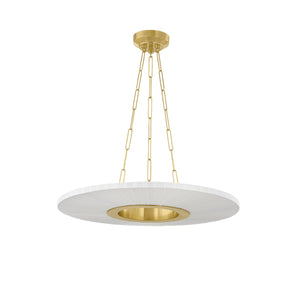 Hudson Valley - 2530-AGB - LED Chandelier - Prattsburgh - Aged Brass