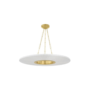 Hudson Valley - 2540-AGB - LED Chandelier - Prattsburgh - Aged Brass