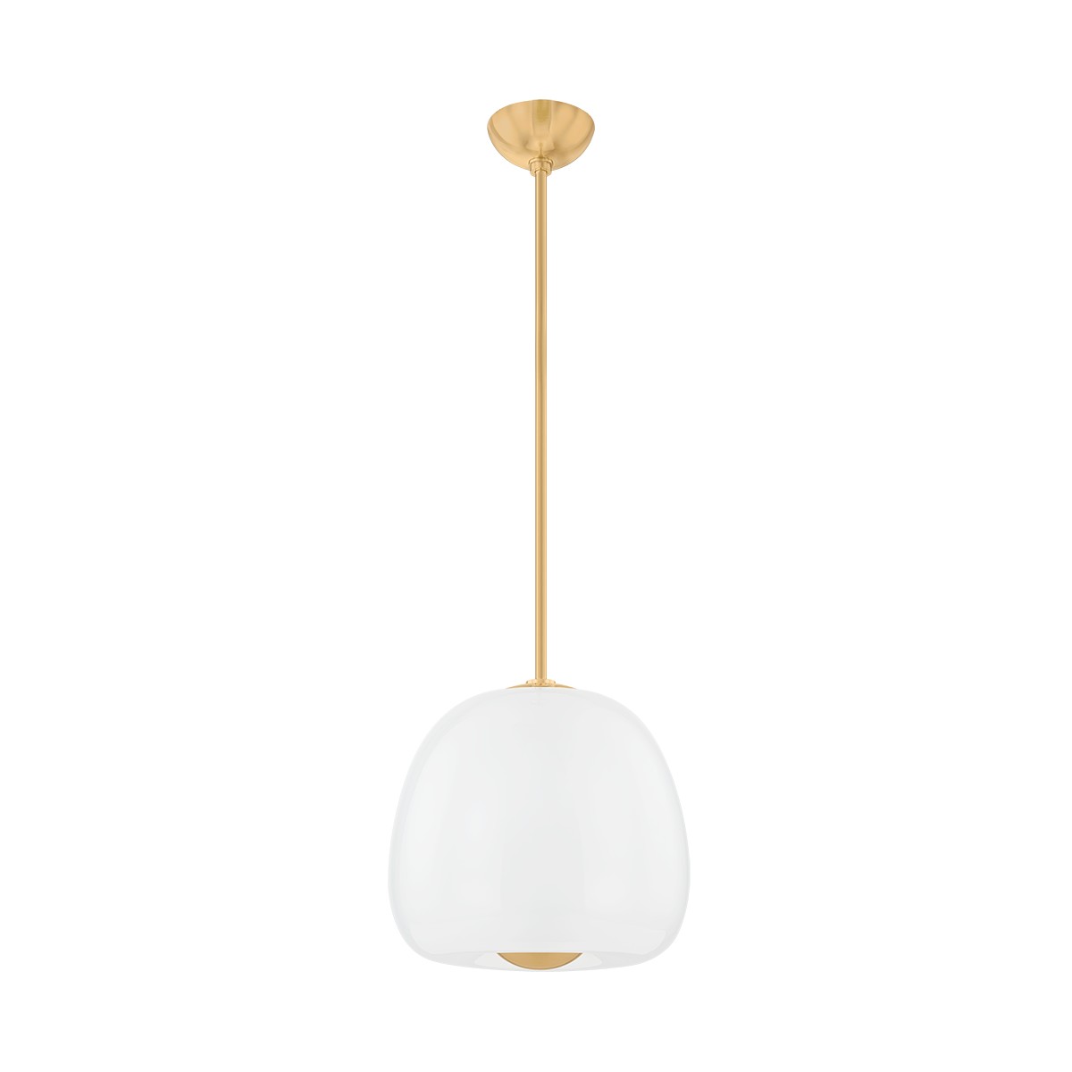 Hudson Valley - 3015-AGB - LED Pendant - Scranton - Aged Brass