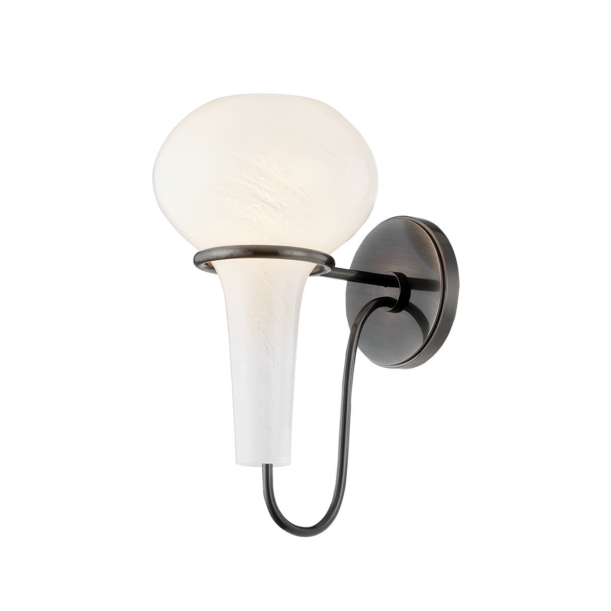 Hudson Valley - 5813-BLNK - One Light Wall Sconce - Adams corner - Black Nickel