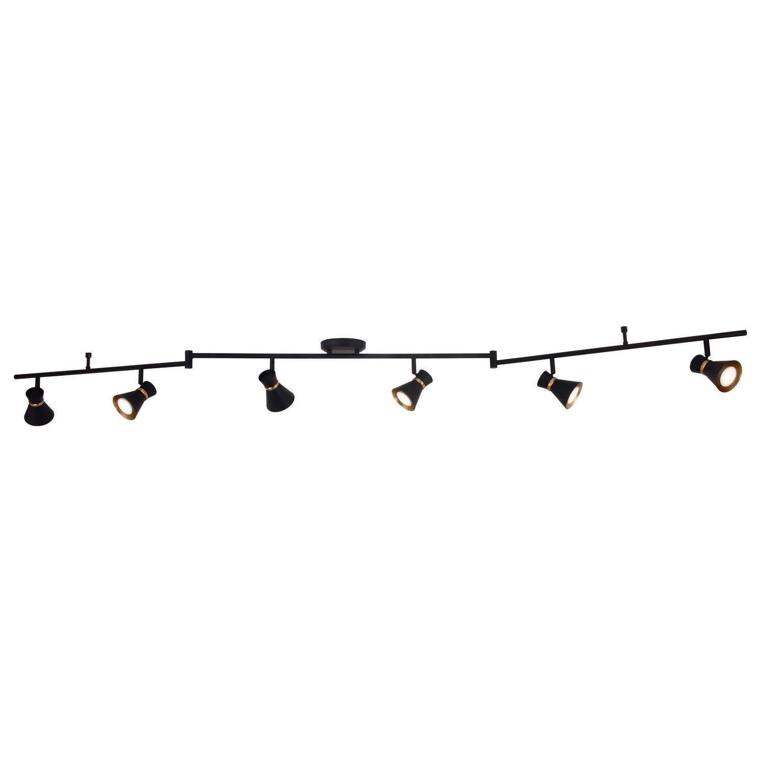 Vaxcel - C0288 - LED Directional Light - Alto - Matte Black/Satin Brass