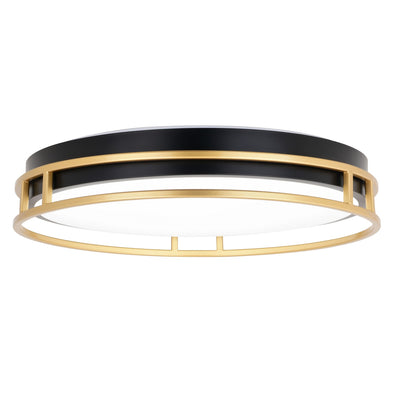 Vaxcel - C0301 - LED Flush Mount - Northgate - Matte Black/Satin Gold