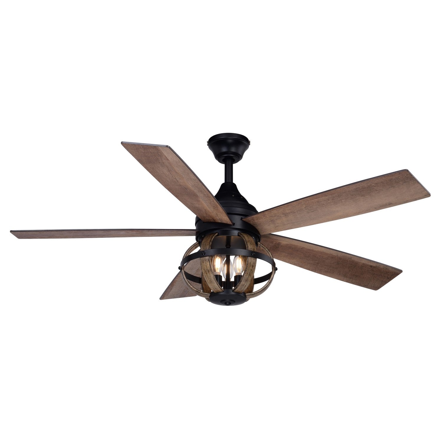 Vaxcel - F0114 - 52"Ceiling Fan - Huron - Black and Burnished Teak