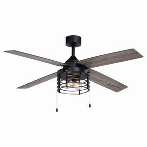 Vaxcel - F0123 - 52"Ceiling Fan - Rowan - Black