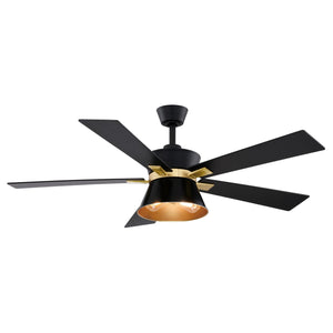 Vaxcel - F0126 - 52"Ceiling Fan - Scottsdale - Black and Gold