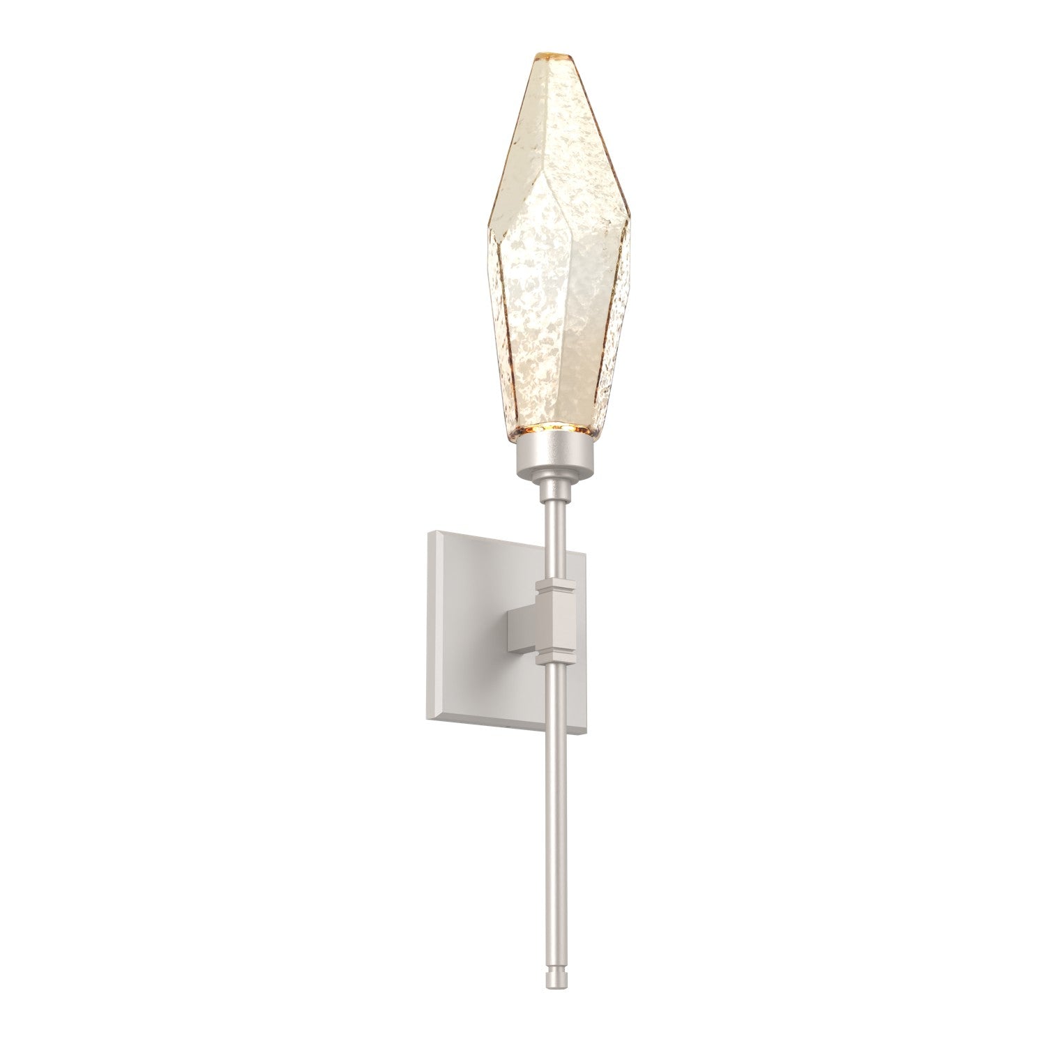 Hammerton Studio - IDB0050-04-BS-CA-L3 - LED Wall Sconce - Rock Crystal - Beige Silver