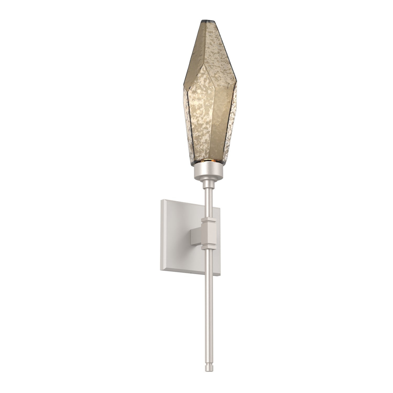 Hammerton Studio - IDB0050-04-BS-CB-L3 - LED Wall Sconce - Rock Crystal - Beige Silver